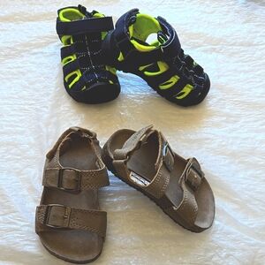 Kids GAP size 5 / 6 and Carters size 6 sandals Bundle